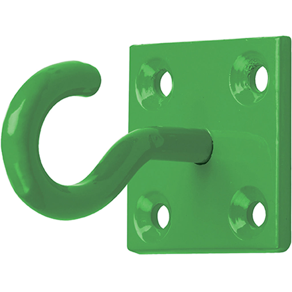 50mm x 50mm Perry Equestrian Chain Hook on Plate - Pack of 2 PREPACKED