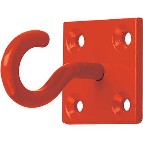 50mm x 50mm Perry Equestrian Chain Hook on Plate - Pack of 2 PREPACKED