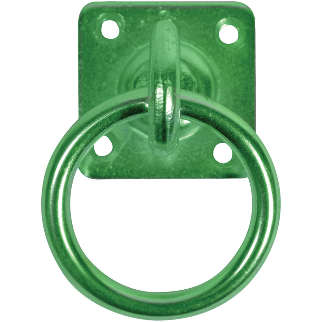 50mm x 50mm Perry Equestrian Swivel Tie Ring on Plate - Pack of 2 PREPACKED
